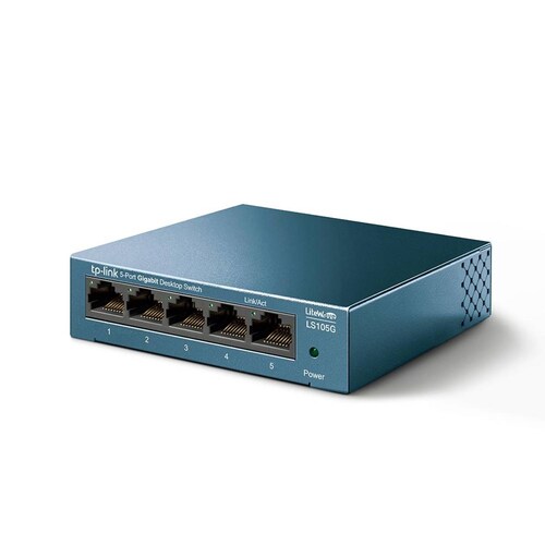 Switch TP-LINK LS105G 5 Puertos LiteWave Gigabit Ethernet 10/100/1000Mbps 