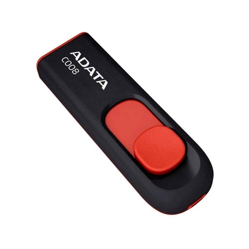 Memoria USB 64GB ADATA C008 2.0 Retractil Flash Drive AC008-64G-RKD 