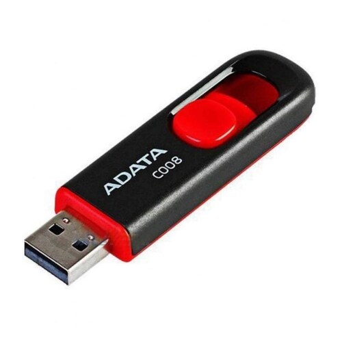 Memoria USB 64GB ADATA C008 2.0 Retractil Flash Drive AC008-64G-RKD 