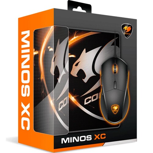 Kit Gamer COUGAR Mouse MINOS XC 6 Botones + Mousepad SPEED XC 