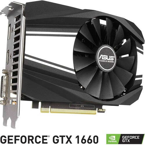 Tarjeta de Video ASUS GeForce GTX 1660 Super Phoenix 6GB GDDR6 PH-GTX1660S-O6G 