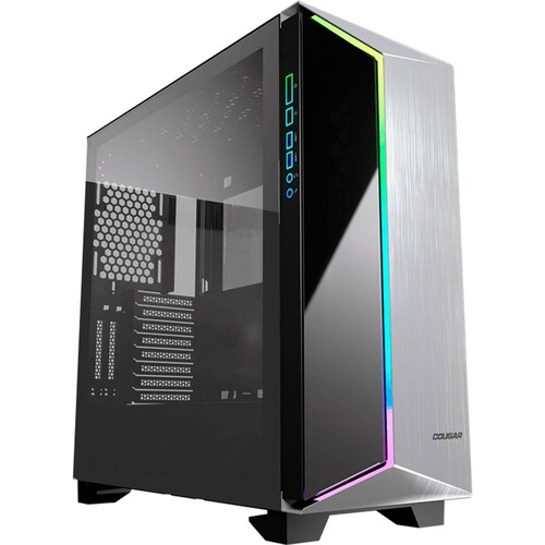 Gabinete Gamer COUGAR DARKBLADER-G RGB Cristal Templado 