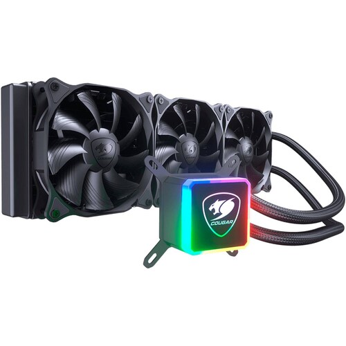 Enfriamiento Liquido COUGAR AQUA 360mm RGB Intel AMD Ryzen 