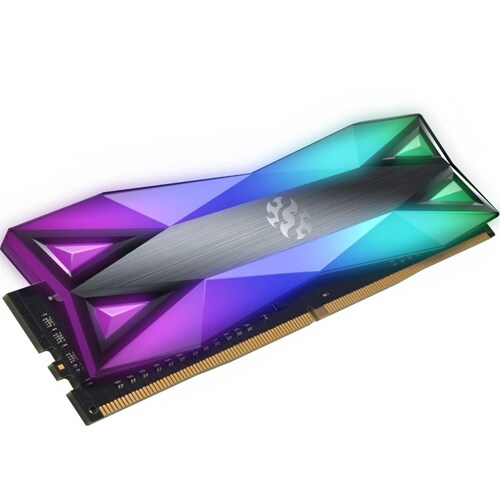 Memoria RAM DDR4 16GB 3200MHz XPG SPECTRIX D60G RGB 1x16GB Gris AX4U320016G16A-ST60 