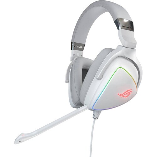 Audifonos Diadema Gamer ASUS ROG Delta White Microfono USB-C Xbox PS4 PC Nintendo RGB 