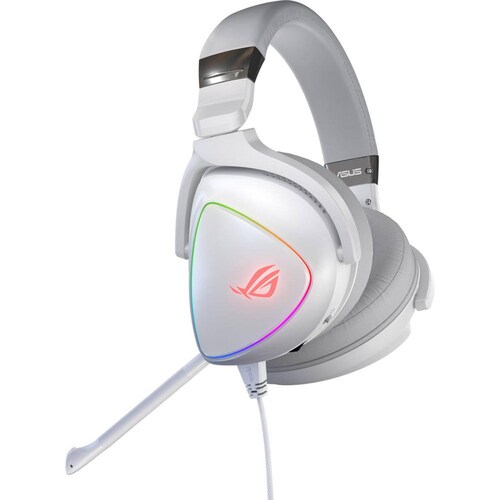 Audifonos Diadema Gamer ASUS ROG Delta White Microfono USB-C Xbox PS4 PC Nintendo RGB 