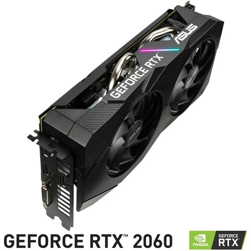Tarjeta de Video ASUS GeForce RTX 2060 OC EVO 6GB GDDR6 DUAL-RTX2060-O6G-EVO 