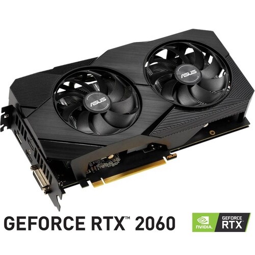 Tarjeta de Video ASUS GeForce RTX 2060 OC EVO 6GB GDDR6 DUAL-RTX2060-O6G-EVO 