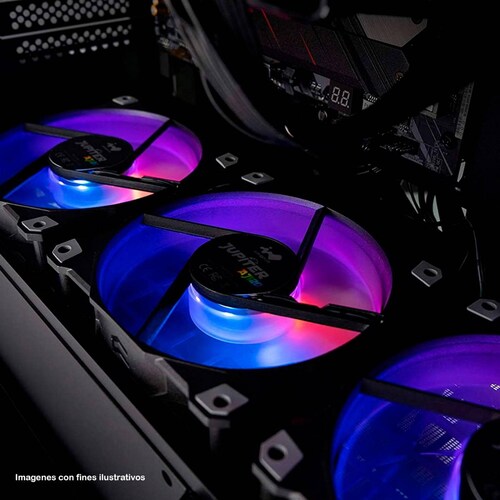 Kit 3 Ventiladores Gamer IN WIN JUPITER AJ120 RGB 120mm 