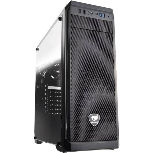 Gabinete Gamer COUGAR MX330-G Cristal Templado Negro 