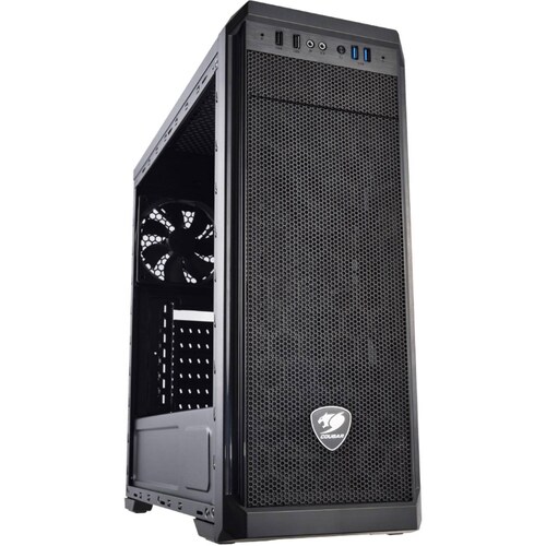 Gabinete Gamer COUGAR MX330-G Cristal Templado Negro 