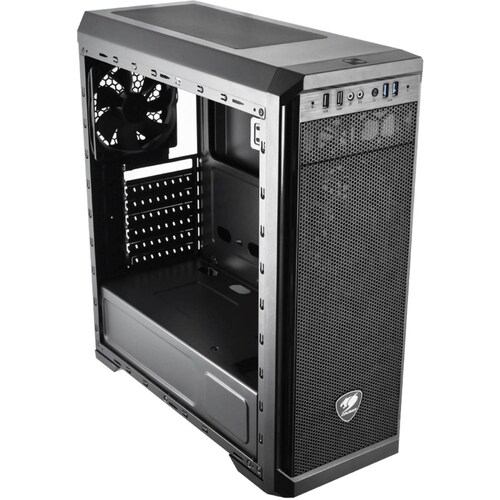 Gabinete Gamer COUGAR MX330-G Cristal Templado Negro 