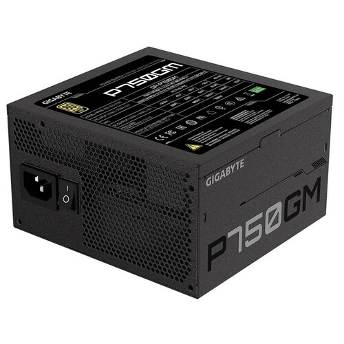 Fuente de Poder GIGABYTE 750W 80 Plus Gold Modular GP-P750GM 