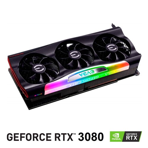 Tarjeta de Video EVGA Geforce RTX 3080 FTW3 Ultra Gaming 10GB GDDR6X ARGB 10G-P5-3897-KL 