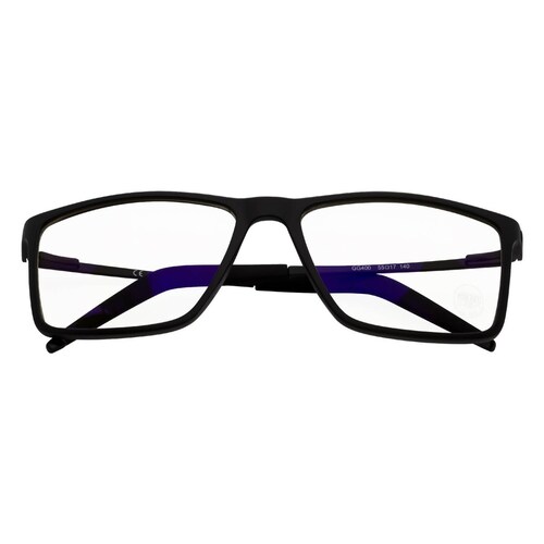 Lentes Gamer GAME FACTOR GG400 Anti Blue Light metalico Negro 