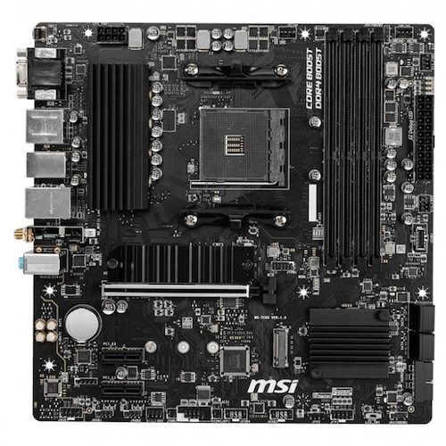 Tarjeta Madre MSI B550M PRO-VDH WIFI AM4 4x DDR4 2x M.2 PCIe 3.0 BT 4.2 USB-C Micro ATX 