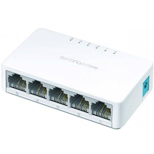 Switch MERCUSYS MS105 Fast Ethernet 5 Puertos 10/100Mbps 