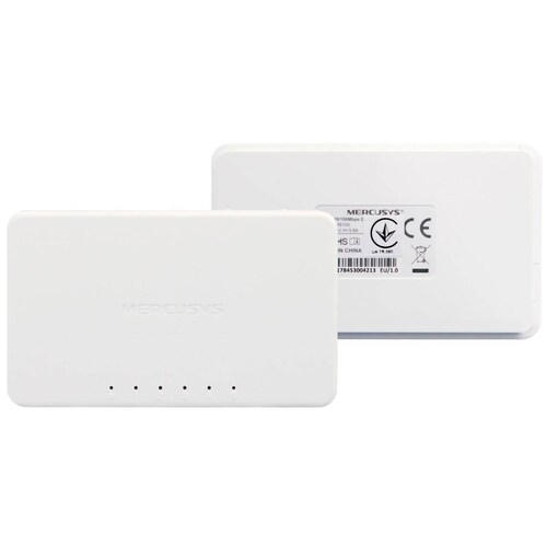 Switch MERCUSYS MS105 Fast Ethernet 5 Puertos 10/100Mbps 
