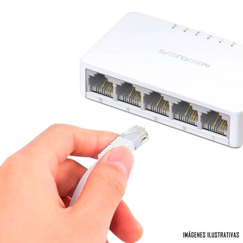 Switch MERCUSYS MS105 Fast Ethernet 5 Puertos 10/100Mbps 