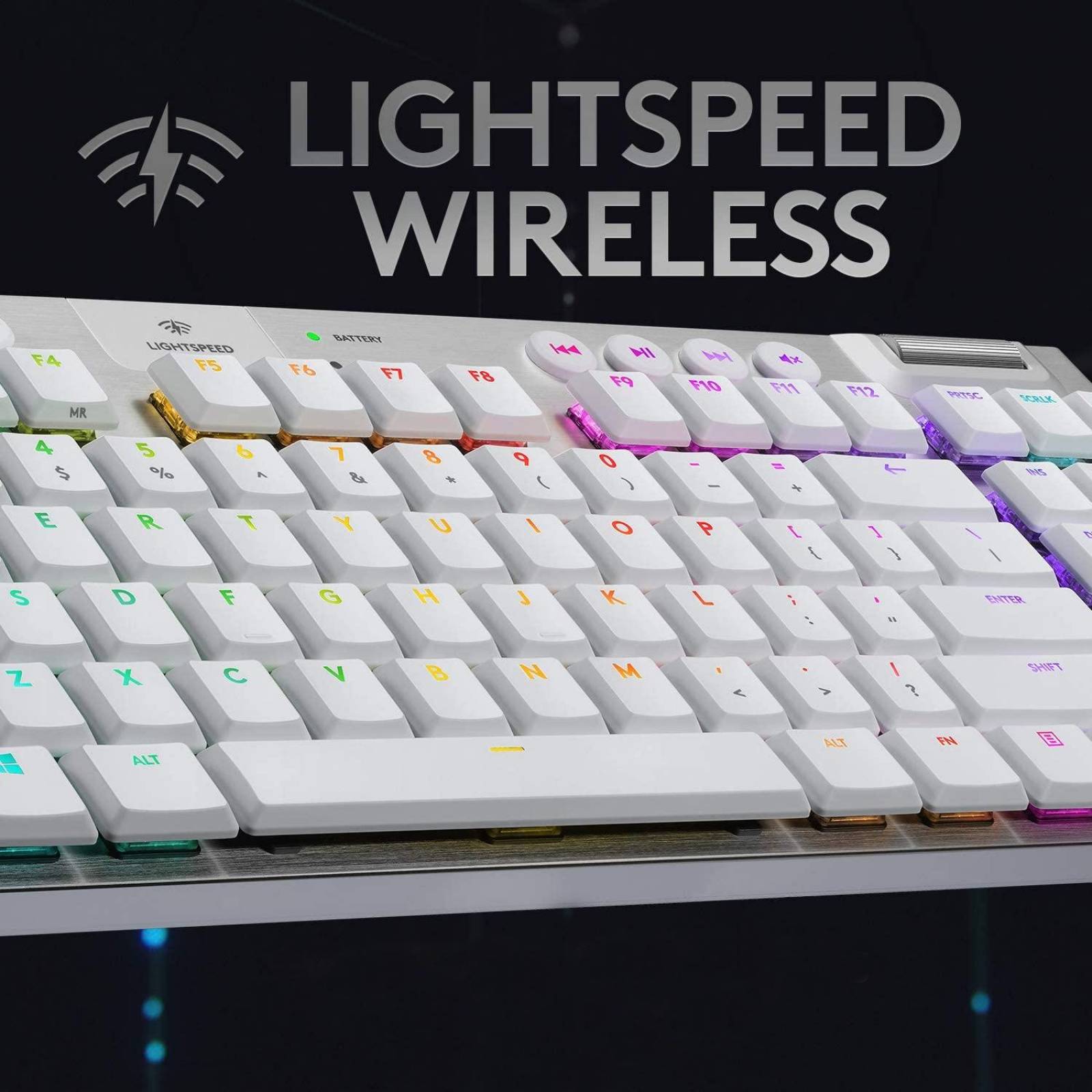 Logitech g915 teclado mecánico gaming inalámbrico rgb lg táctil hot sale