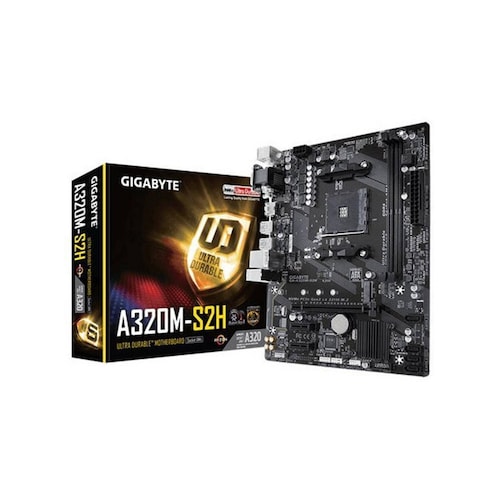 Tarjeta Madre GIGABYTE GA-A320M-S2H V.1 AMD AM4 Micro ATX 