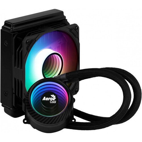 Enfriamiento Liquido AEROCOOL MIRAGE L120 INTEL 1700 AM5 ARGB 120mm Negro 