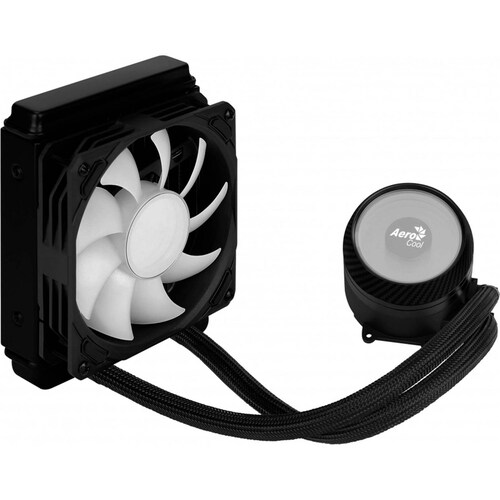 Enfriamiento Liquido AEROCOOL MIRAGE L120 INTEL 1700 AM5 ARGB 120mm Negro 