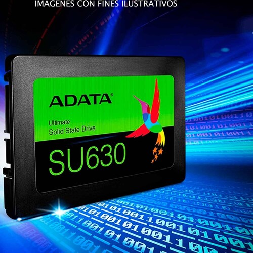 Unidad de Estado Solido SSD 2.5 1.92TB ADATA SU630 SATA III 520/450 MB/s ASU630SS-1T92Q-R 