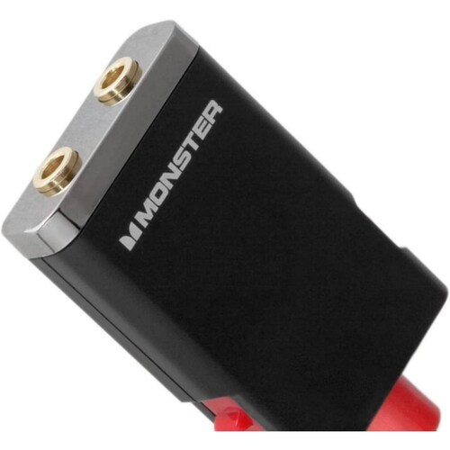 Adaptador MONSTER ISPLITTER 1000 Splitter 3.5mm Negro Y-SPLT V2 WW 