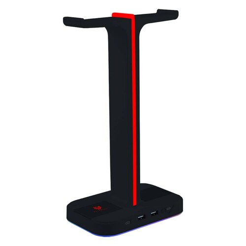 Base Para Diadema Gamer BALAM RUSH ATLAS PRO HRX20 RGB USB Negro BR-931502 