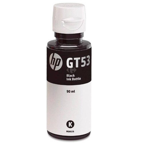 Botella de Tinta HP GT53 Ink Tank 100 300 400 Smart Tank 500 600 Negro 90ml 1VV22AL 