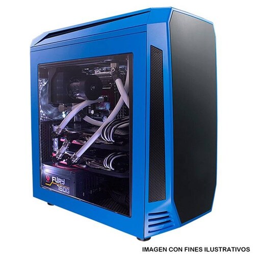 Gabinete Gamer BITFENIX Aegis Core 1 Fan USB 3.0 Azul Micro ATX 