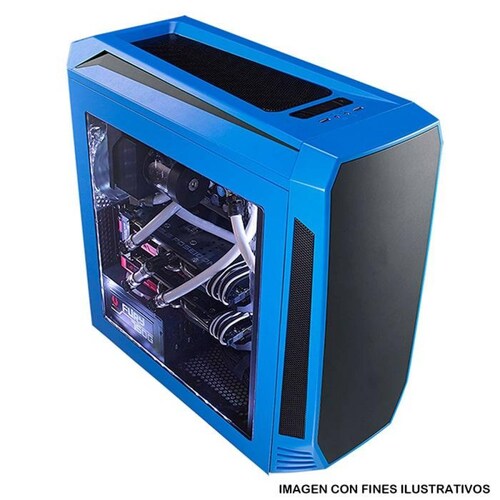 Gabinete Gamer BITFENIX Aegis Core 1 Fan USB 3.0 Azul Micro ATX 