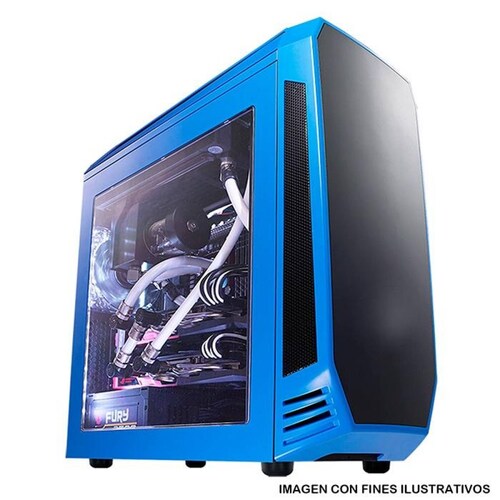 Gabinete Gamer BITFENIX Aegis Core 1 Fan USB 3.0 Azul Micro ATX 