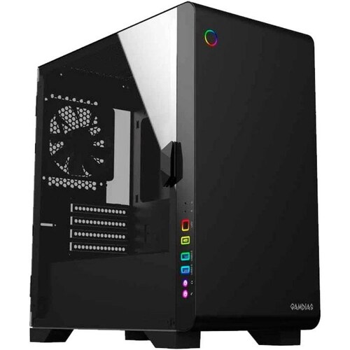 Gabinete Gamer GAMDIAS MARS M2 ARGB Cristal Templado 