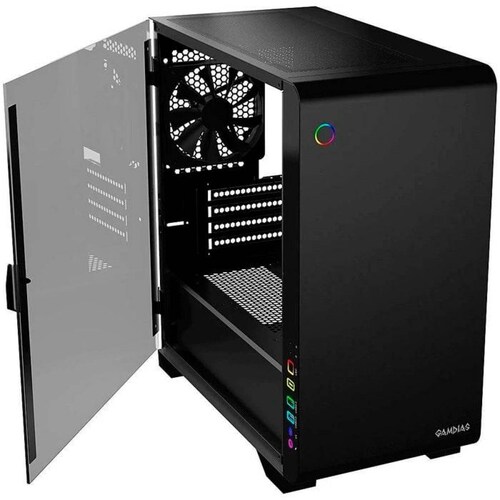 Gabinete Gamer GAMDIAS MARS M2 ARGB Cristal Templado 