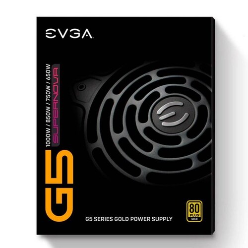 Fuente de Poder PC 1000W Gamer EVGA SUPERNOVA G5+ 80 Plus Gold 220-G5-1000-X1 