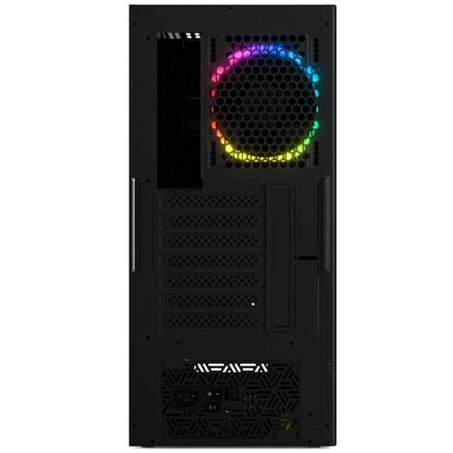Gabinete Gamer GAMDIAS ARGUS M1 EATX RGB Cristal Templado Negro 