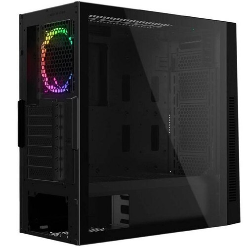 Gabinete Gamer GAMDIAS ARGUS M1 EATX RGB Cristal Templado Negro 