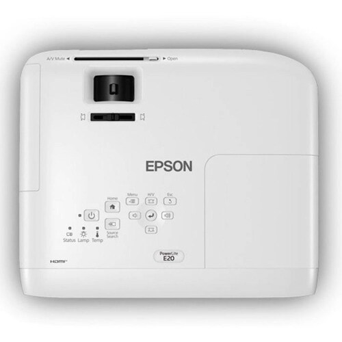 Proyector EPSON PowerLite E20 XGA 3400 Lumenes Bocinas 
