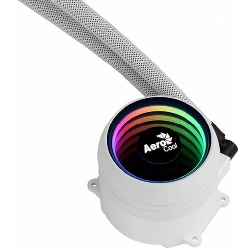 Enfriamiento Liquido AEROCOOL MIRAGE L240 INTEL 1700 AM5 ARGB 240mm Blanco 