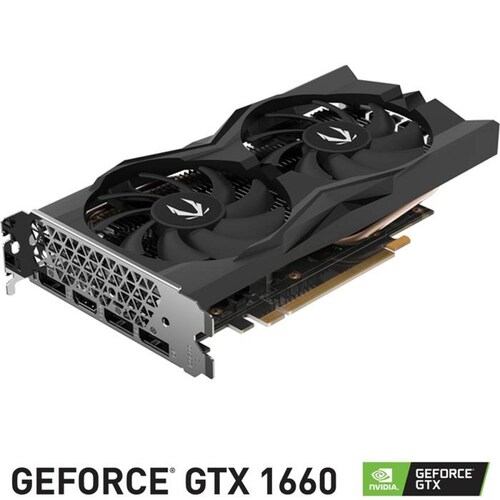 Tarjeta de Video ZOTAC NVIDIA GeForce GTX 1660 TWIN FAN 6GB GDDR5 