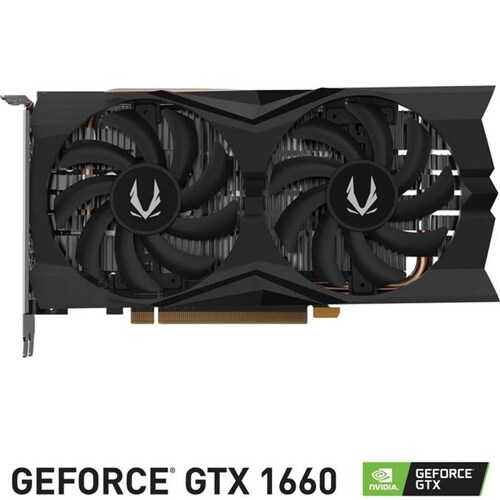Tarjeta de Video ZOTAC NVIDIA GeForce GTX 1660 TWIN FAN 6GB GDDR5 