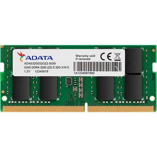 Memoria RAM DDR4 32GB 3200MHz ADATA Premier 1x32GB Laptop AD4S320032G22-SGN 