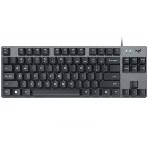 Teclado Gamer Mecanico LOGITECH K835 Switch Blue TKL Español 