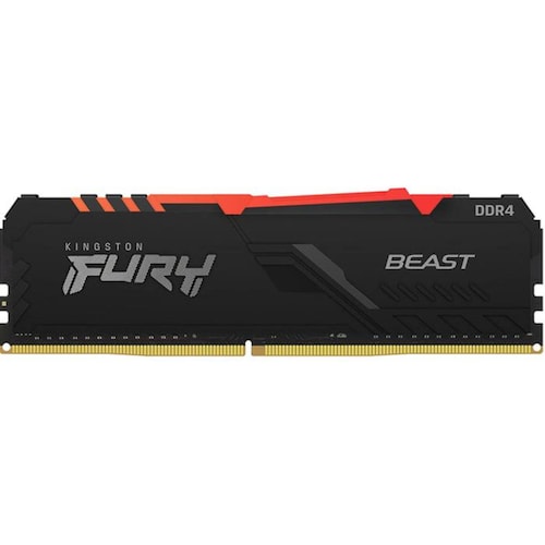 Memoria RAM DDR4 8GB 3600MHz KINGSTON FURY BEAST RGB Negro KF436C17BBA/8 