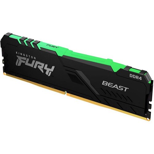 Memoria RAM DDR4 8GB 3600MHz KINGSTON FURY BEAST RGB Negro KF436C17BBA/8 