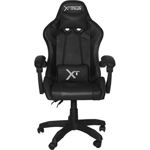 Silla Gamer Xtreme Pc Ergonomica Ajustable 130 Kg Negra CGXT502BK 