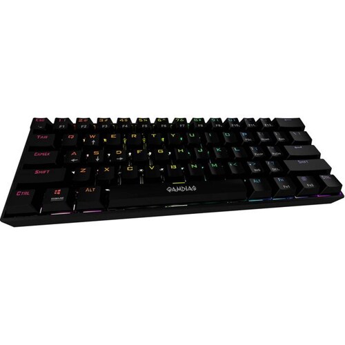 Teclado Gamer Mecanico GAMDIAS HERMES E3 RGB Switch Blue 