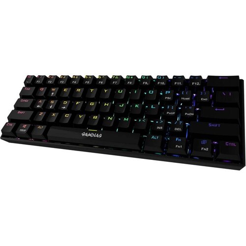 Teclado Gamer Mecanico GAMDIAS HERMES E3 RGB Switch Blue 